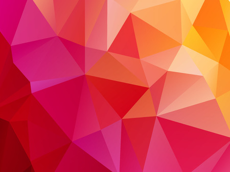bright red pink orange triangular backgroundのイラスト素材