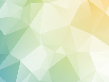 beautiful bright pastel yellow blue green triangular backgroundのイラスト素材