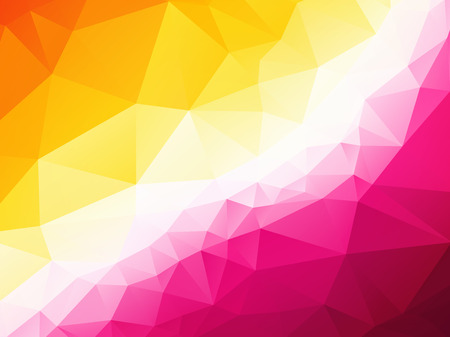 pretty pink yellow triangular backgroundのイラスト素材