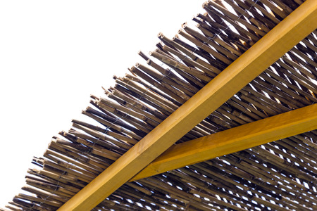 detail thatched roofの写真素材
