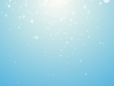 Light blue background with snowflakesのイラスト素材