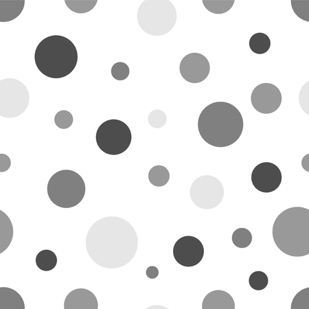 gray circles seamless backgroundのイラスト素材