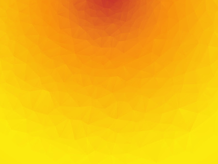orange low poly geometric sun summer patternのイラスト素材