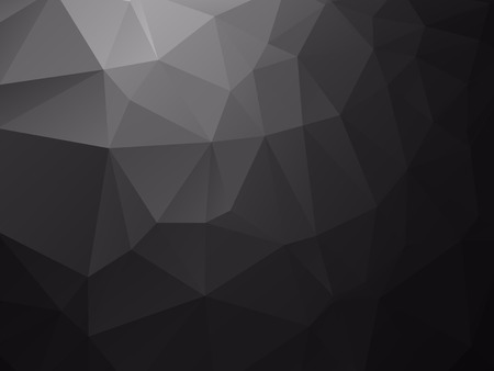abstract black polygonal patternのイラスト素材