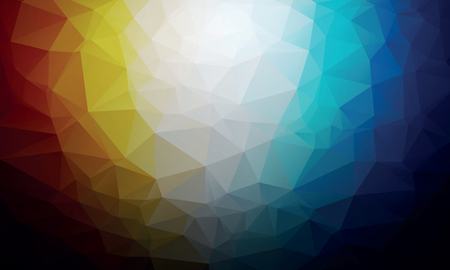 dark orange blue polygon backgroundのイラスト素材