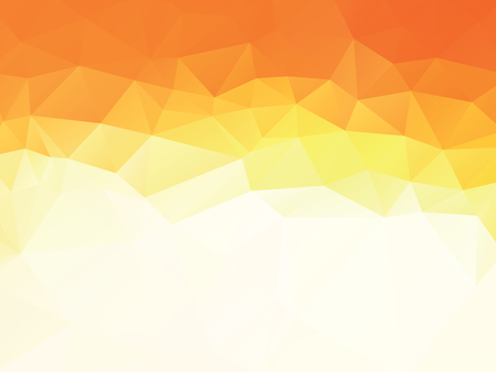 abstract orange polygon backgroundのイラスト素材