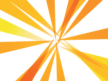 abstract yellow orange rays backgroundのイラスト素材