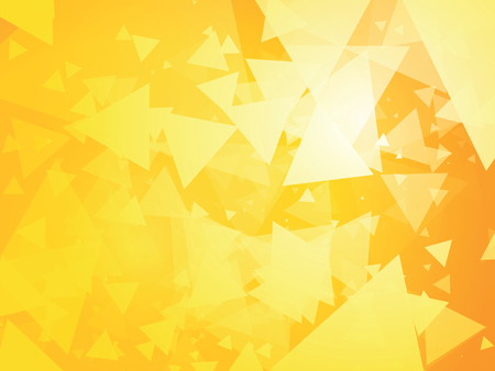 yellow triangle backgroundのイラスト素材
