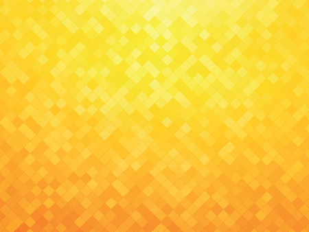Abstract yellow mosaic backgroundのイラスト素材