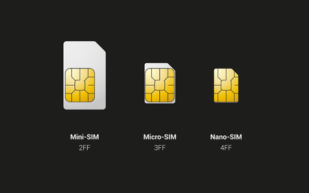 sim card overviewのイラスト素材