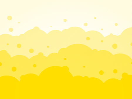 abstract yellow cloud rings backgroundのイラスト素材