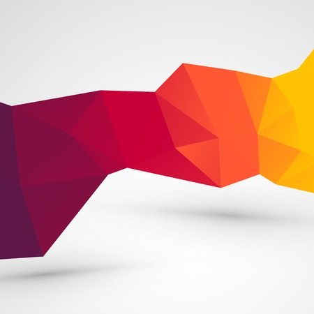 modern abstract geometric business red yellow backgroundのイラスト素材