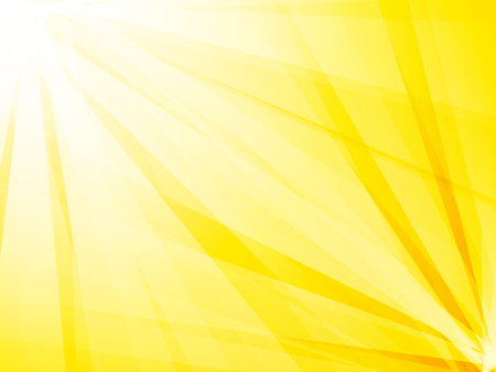 abstract rays yellow backgroundのイラスト素材