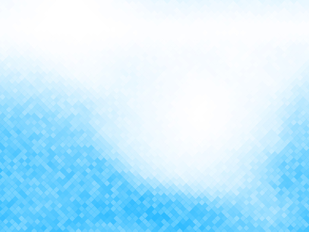 abstract blue white tiled patternのイラスト素材