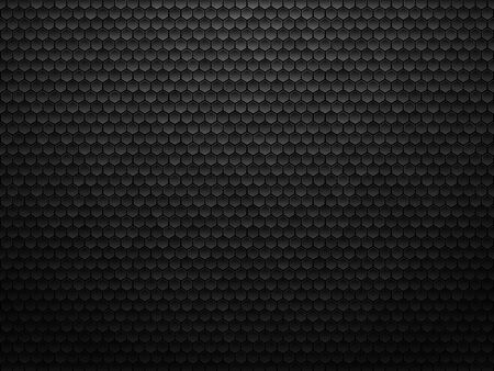 abstract geometric polygons background, black metallic textureのイラスト素材