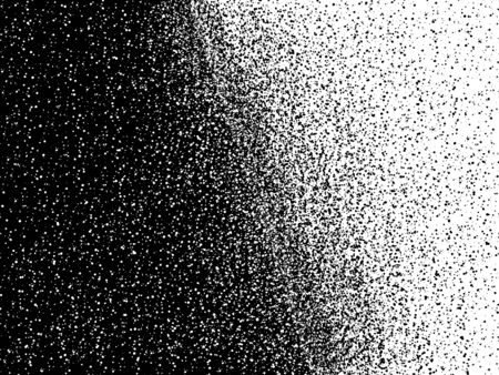 abstract black-white background noise and grainy halftoneのイラスト素材