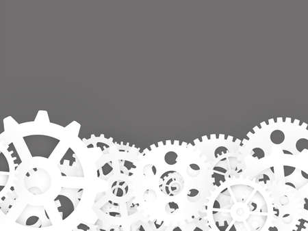 gear business mechanism concept backgroundのイラスト素材