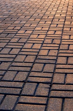 background of floor with paving stonesの写真素材