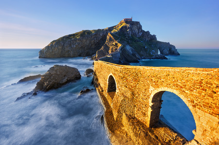 San juan de Gaztelugatxe. Basque Countryの写真素材