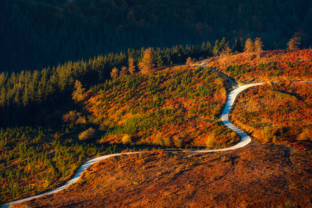 country road in the mountain