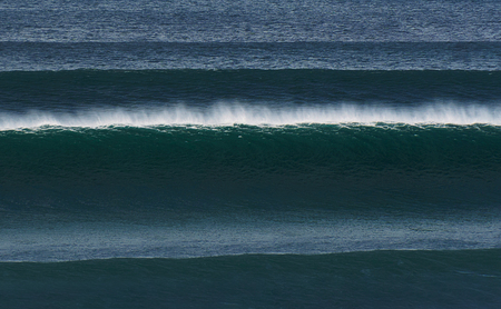 lines of big wavesの写真素材