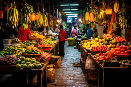 Farm-Fresh Produce at the Latin American Marketplaceの素材
