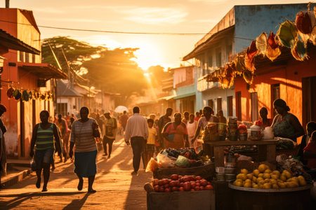 Discovering Traditional Cuisine in a Latin American Marketの素材