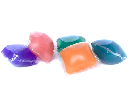 Gel capsules for washing machine