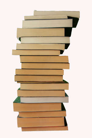 pile of several size of booksの写真素材