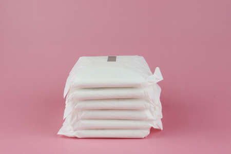 Sanitary napkins for women who are menstruatingの写真素材