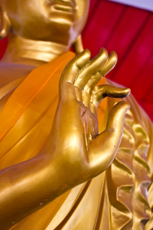 Hand of Buddha in Thailandの写真素材