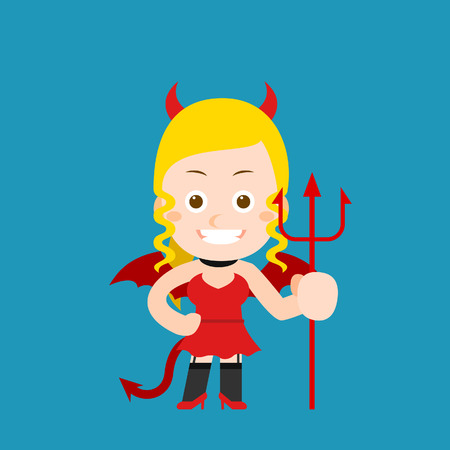 Vector illustration  beauty and sexy witch of halloweenのイラスト素材