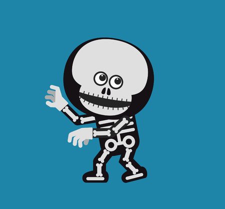 Vector illustration cute Halloween Characterのイラスト素材