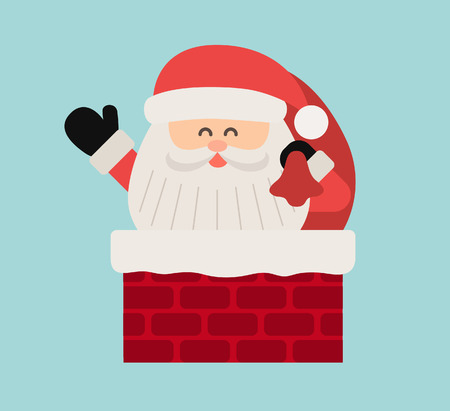 Vector illustration - Character of Santa Clausのイラスト素材