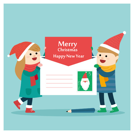 Merry Christmas greeting. Vector illustrationのイラスト素材