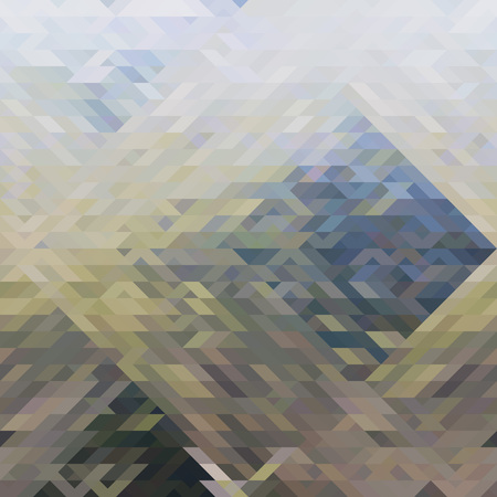 Abstract in beige-green-blue tones background, vector illustrationのイラスト素材