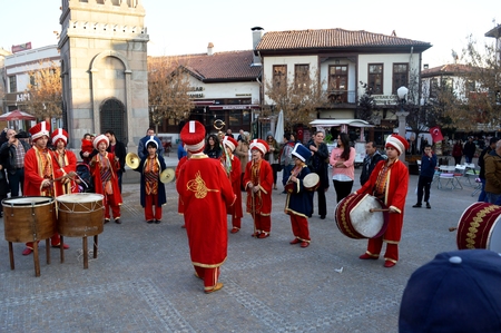 Turkish military orchestra performed by children ..のeditorial素材