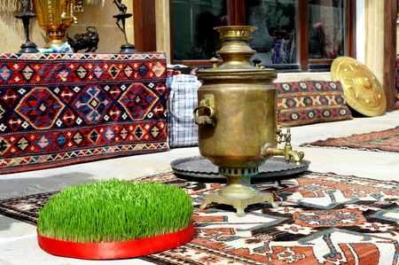 Ancient ecological ware On a photo are represented ancient iron exotic and ecological ware which use centuries.の写真素材