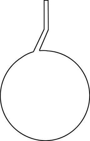 Chandelier silhouette drawing. Pendant light vector drawingの写真素材