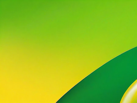Abstract green and yellow background with copy space for text or image.の素材