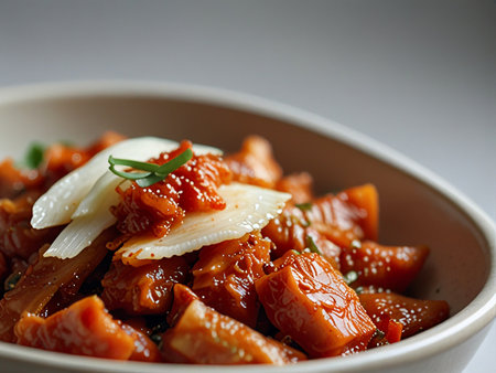 Korean food Songpyeon, Stir-fried sweet potatoの素材