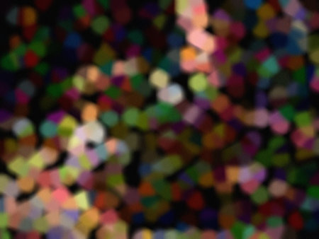 abstract background of many colored spots of paint on a black backgroundの素材