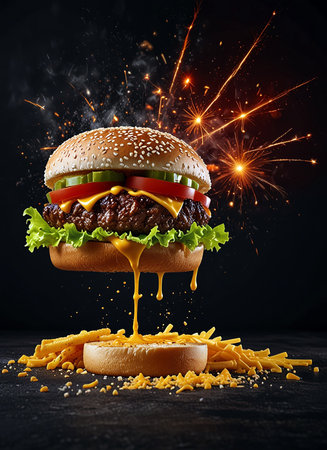 Chess board with chess pieces, shallow depth of field. Selective focus.の素材