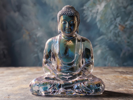 Bowl of spaghetti noodles with green peas on rustic wooden tableの素材