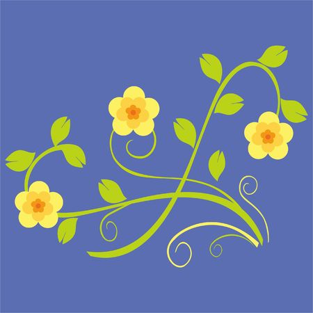 Flower shading materialのイラスト素材