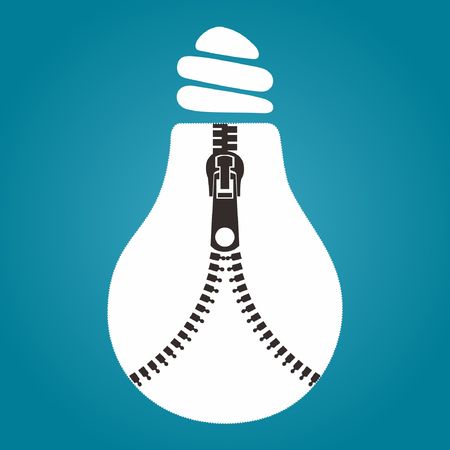 Creative light bulbsのイラスト素材