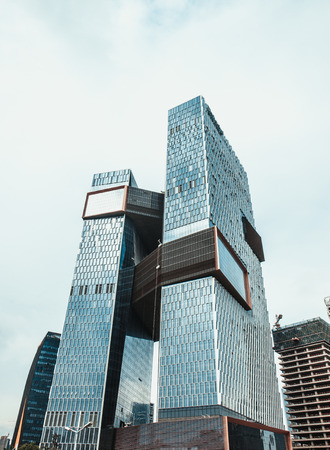 the architecture photography in the shenzhen