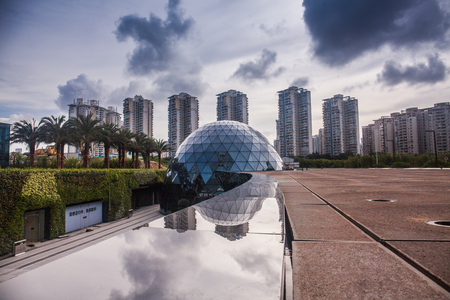 Steel structure Museumのeditorial素材