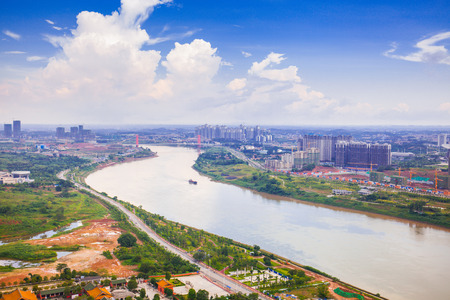 the beautiful landscape in the chinaの写真素材