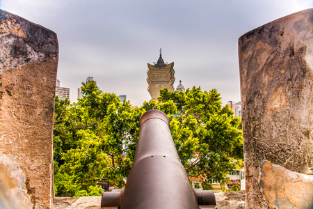 Monte fort,macau,chinaのeditorial素材